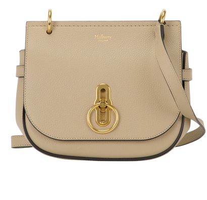 Small Amberley, &pound;420, Handbags, Taupe, Leather, Front view
